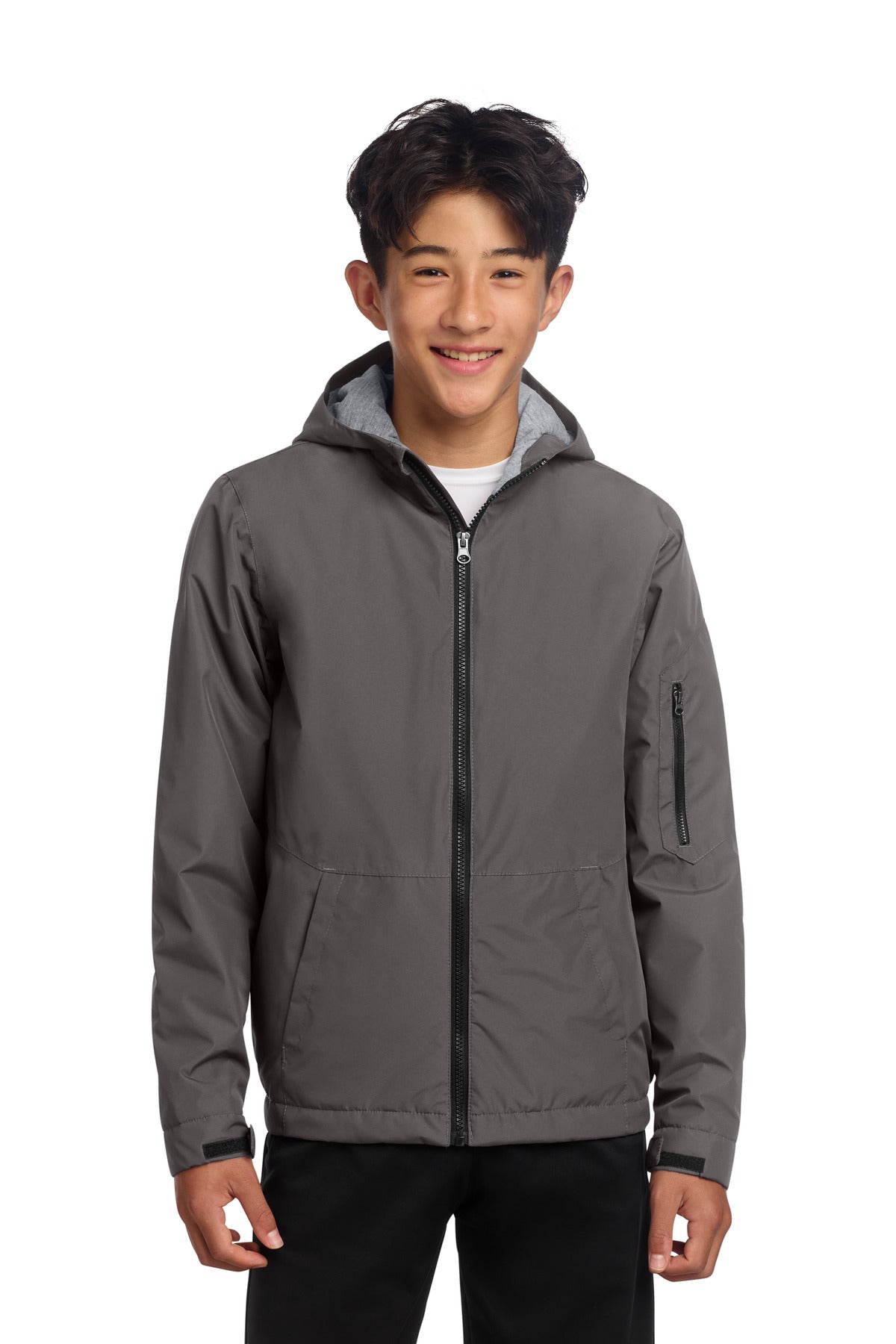 Sport-TekÂ® Youth Waterproof Insulated Jacket YST56