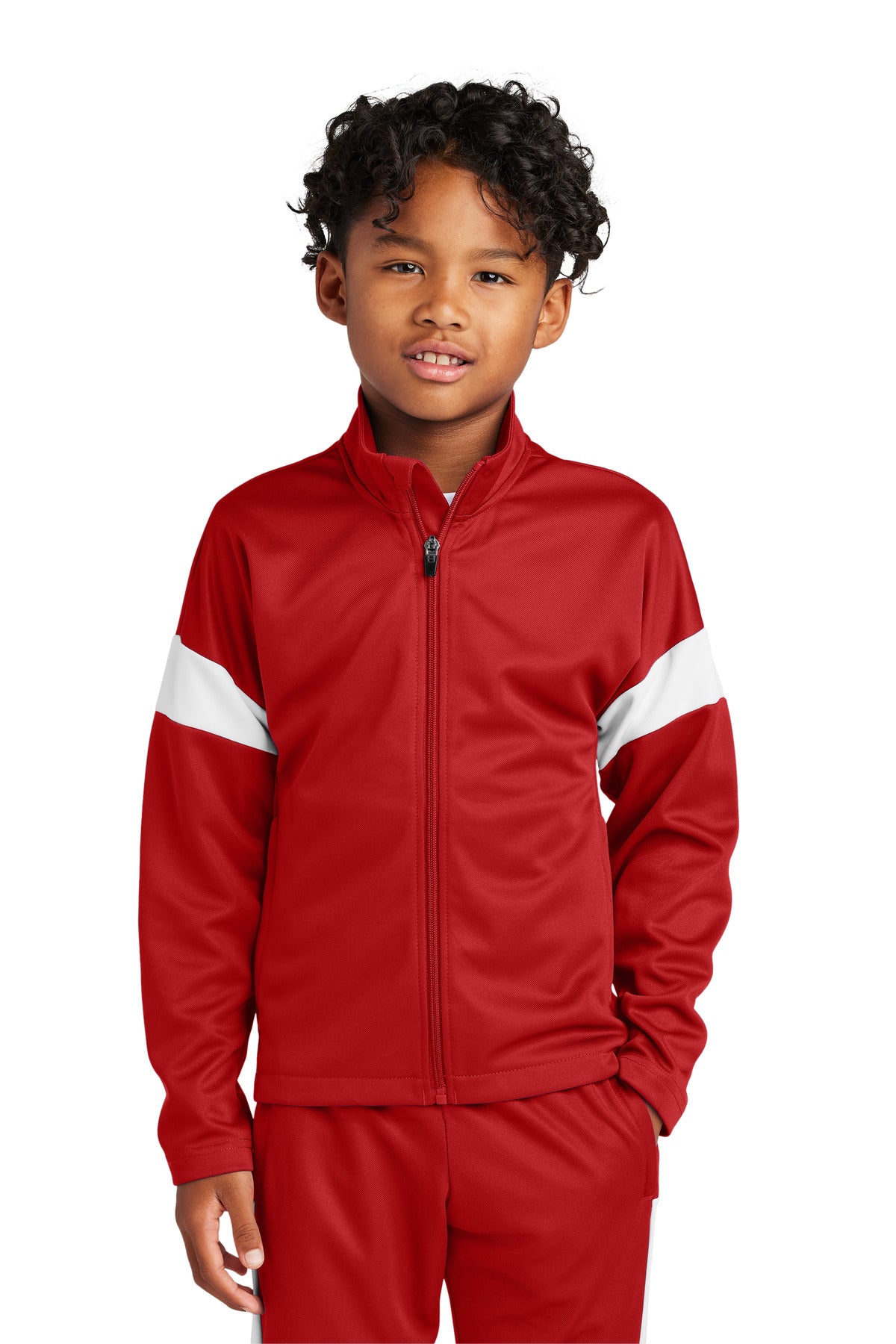 Sport-TekÂ® Youth Travel Full-Zip Jacket YST800