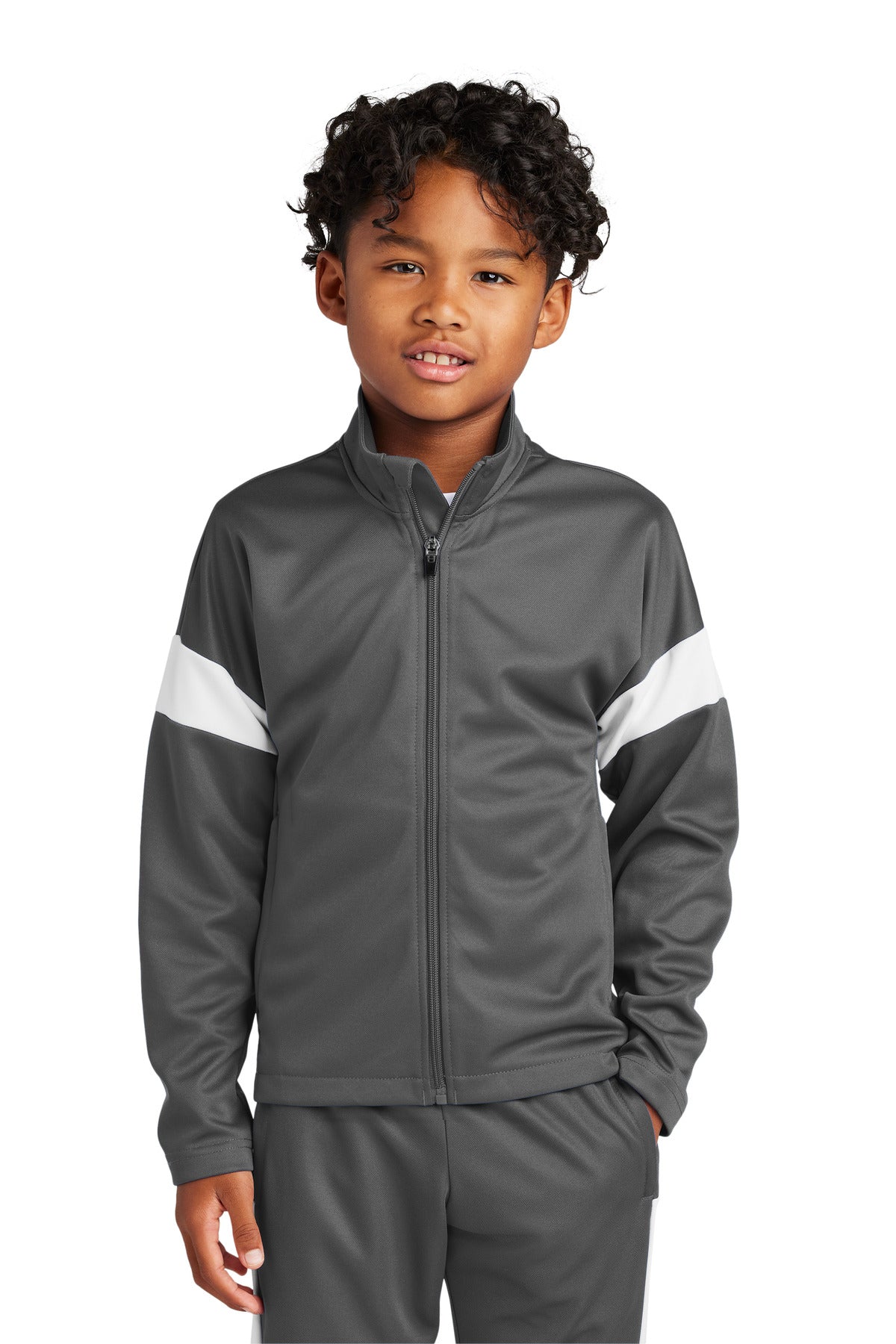 Sport-TekÂ® Youth Travel Full-Zip Jacket YST800