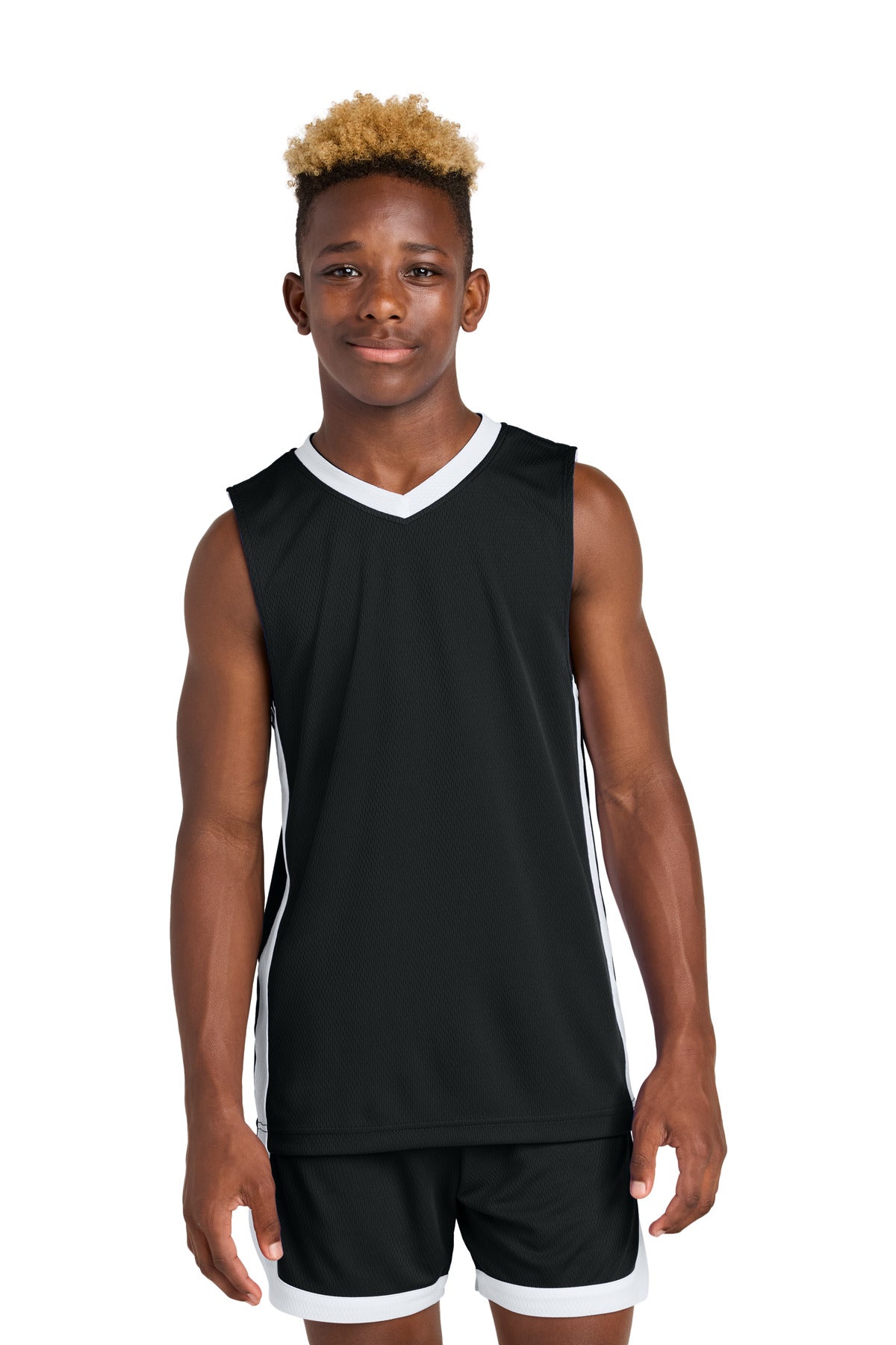 Sport-TekÂ® Youth Rival Basketball Rev Jersey YST900