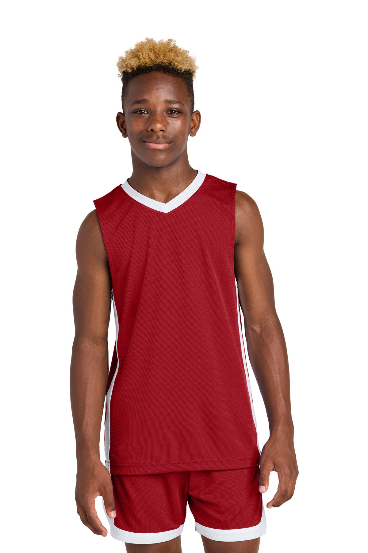 Sport-TekÂ® Youth Rival Basketball Rev Jersey YST900