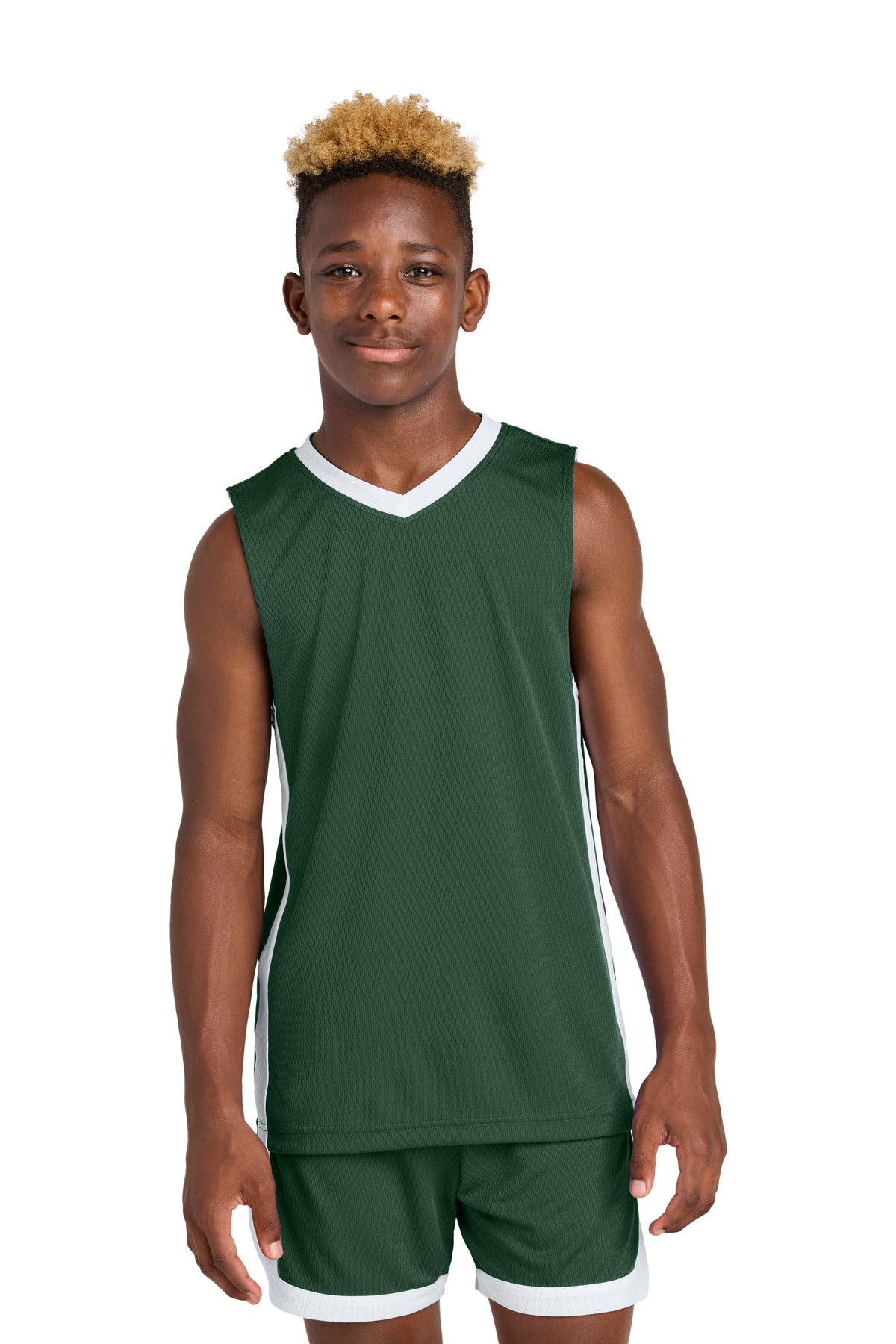 Sport-TekÂ® Youth Rival Basketball Rev Jersey YST900