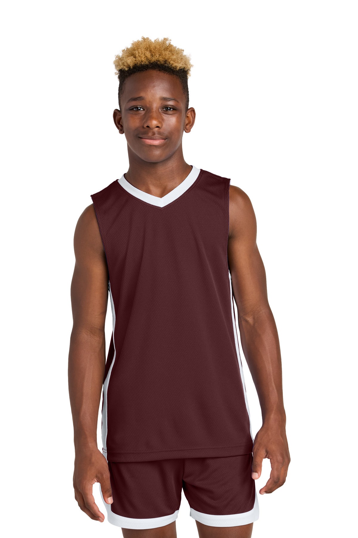 Sport-TekÂ® Youth Rival Basketball Rev Jersey YST900