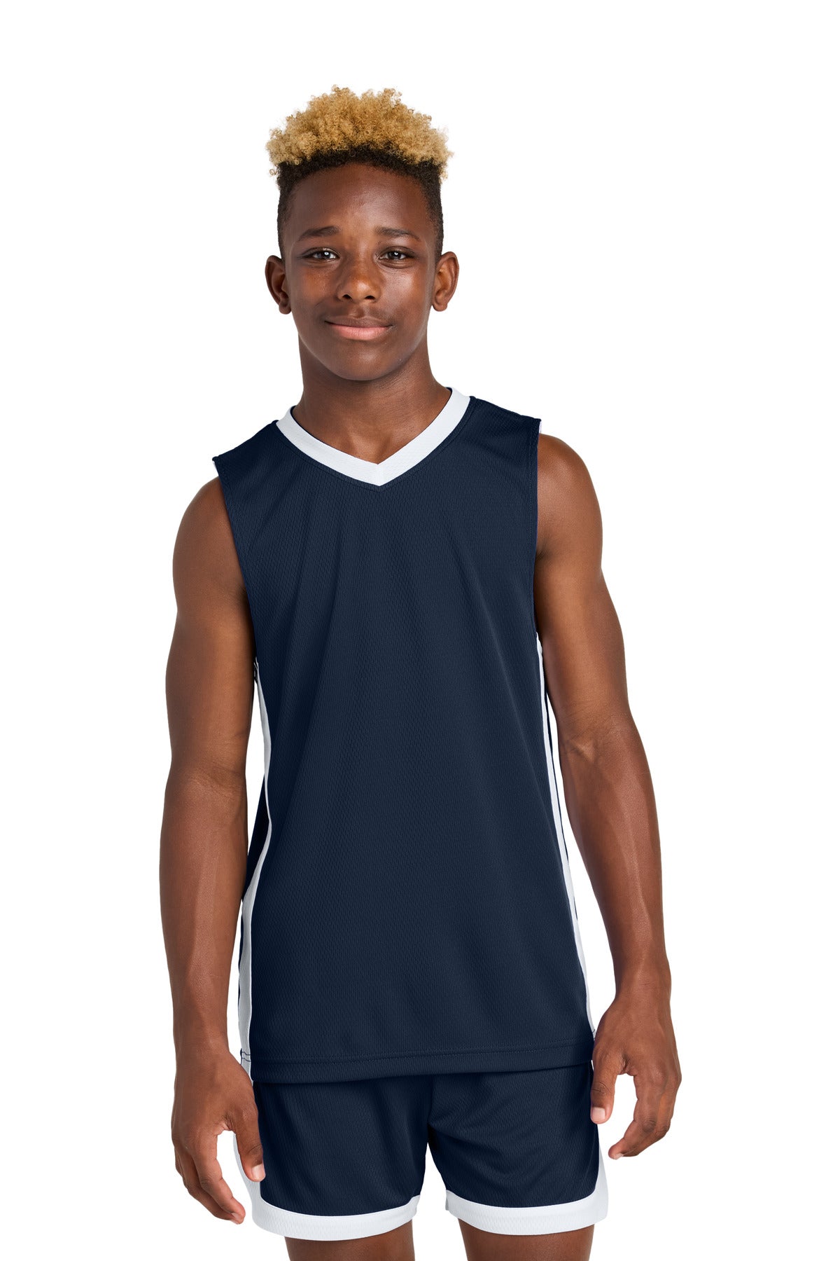 Sport-TekÂ® Youth Rival Basketball Rev Jersey YST900