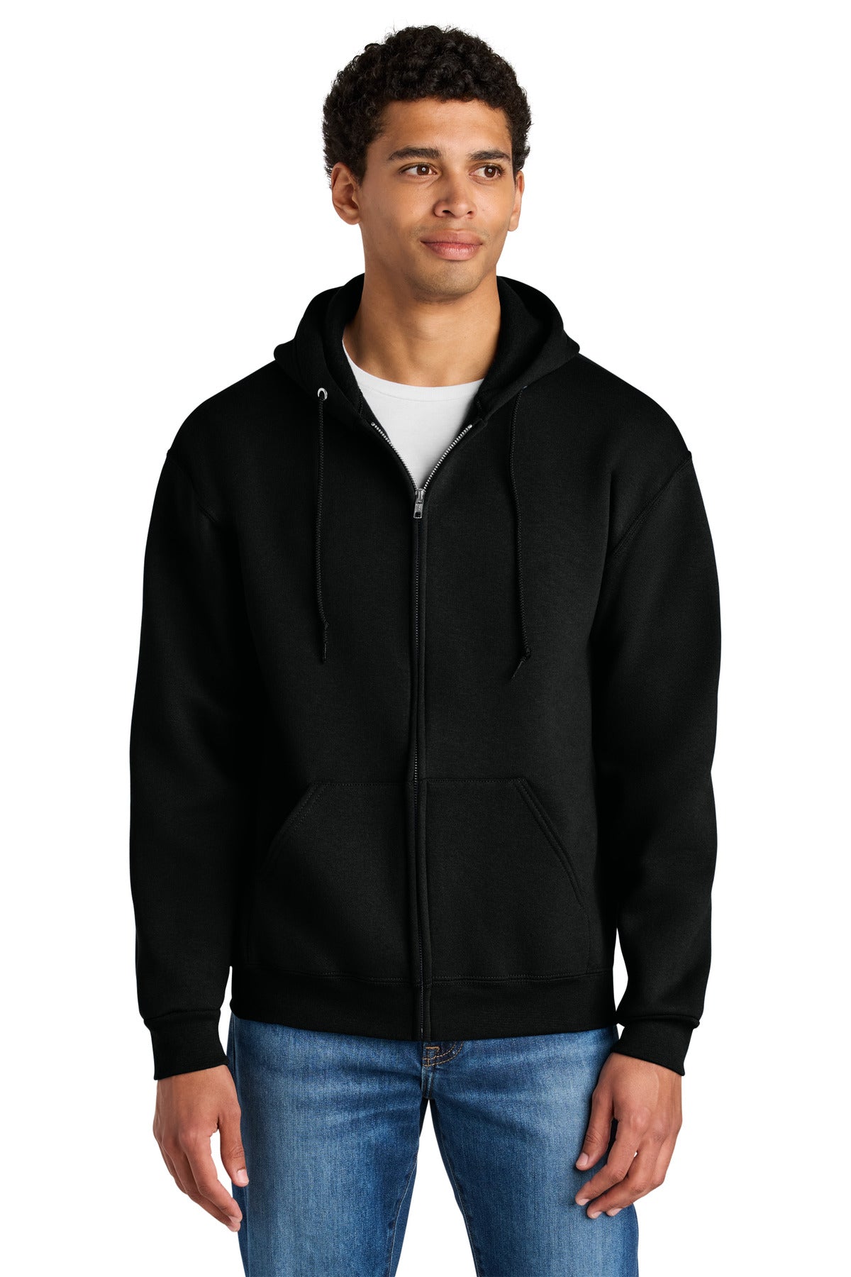 Jerzees Ruggedâ„¢ Unisex Full-Zip Hooded Sweatshirt Z12M